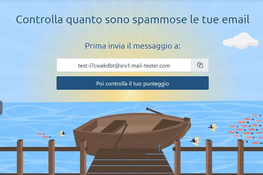 Grazie a Mail Tester è possibile verificare la probabilità che le tue email siano contrassegnate come indesiderate.