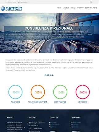 Sito internet di azienda specializzata consulenza SAP e direzionale