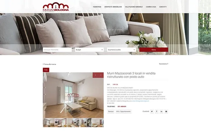 Sito web per agenzia immobiliare