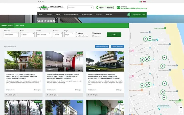 Sito internet per agenzia immobiliare