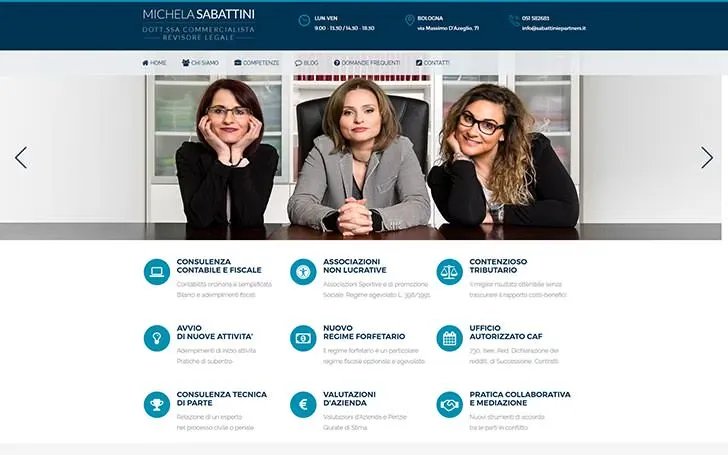 Sito web per studio di commercialisti
